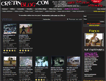 Tablet Screenshot of cretinblog.com